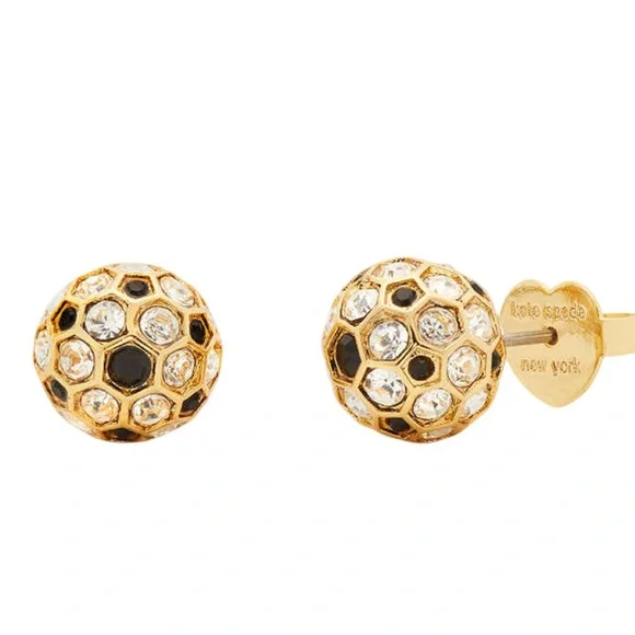 KATE SPADE • On The Ball Soccer Stud Earrings - Picture 3 of 7